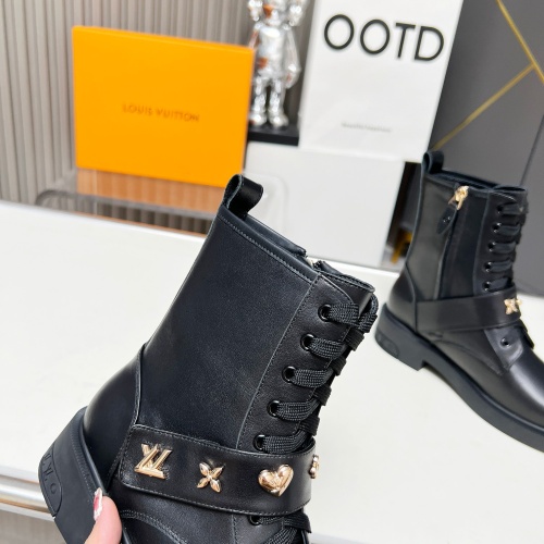 Cheap Louis Vuitton Boots For Women #1258248 Replica Wholesale [$105.00 USD] [ITEM#1258248] on Replica Louis Vuitton Boots