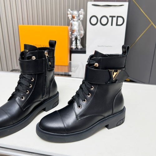 Cheap Louis Vuitton Boots For Women #1258250 Replica Wholesale [$105.00 USD] [ITEM#1258250] on Replica Louis Vuitton Boots