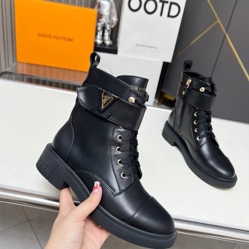 Cheap Louis Vuitton Boots For Women #1258250 Replica Wholesale [$105.00 USD] [ITEM#1258250] on Replica Louis Vuitton Boots