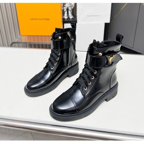 Cheap Louis Vuitton Boots For Women #1258253 Replica Wholesale [$105.00 USD] [ITEM#1258253] on Replica Louis Vuitton Boots