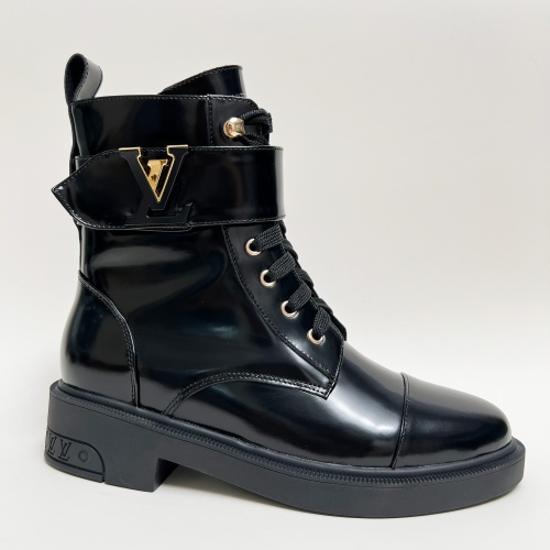 Cheap Louis Vuitton Boots For Women #1258253 Replica Wholesale [$105.00 USD] [ITEM#1258253] on Replica Louis Vuitton Boots