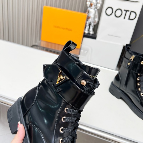 Cheap Louis Vuitton Boots For Women #1258253 Replica Wholesale [$105.00 USD] [ITEM#1258253] on Replica Louis Vuitton Boots