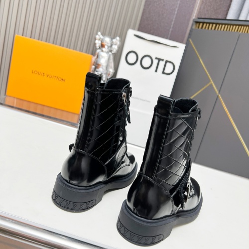 Cheap Louis Vuitton Boots For Women #1258261 Replica Wholesale [$105.00 USD] [ITEM#1258261] on Replica Louis Vuitton Boots