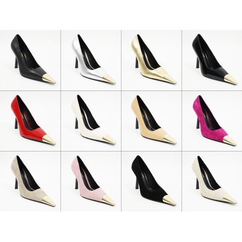 Cheap Yves Saint Laurent YSL High-Heeled Shoes For Women #1258317 Replica Wholesale [$102.00 USD] [ITEM#1258317] on Replica Yves Saint Laurent YSL High-Heeled Shoes