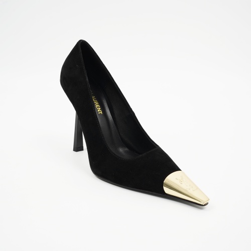 Cheap Yves Saint Laurent YSL High-Heeled Shoes For Women #1258321 Replica Wholesale [$102.00 USD] [ITEM#1258321] on Replica Yves Saint Laurent YSL High-Heeled Shoes