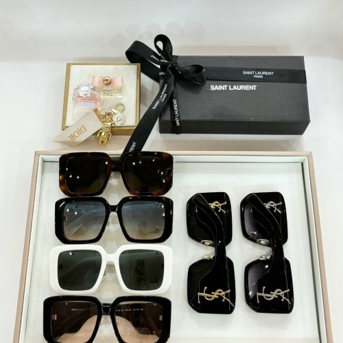 Cheap Yves Saint Laurent YSL AAA Quality Sunglasses #1258347 Replica Wholesale [$64.00 USD] [ITEM#1258347] on Replica Yves Saint Laurent YSL AAA Quality Sunglasses