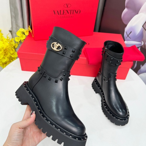 Cheap Valentino Boots For Women #1258389 Replica Wholesale [$115.00 USD] [ITEM#1258389] on Replica Valentino Boots