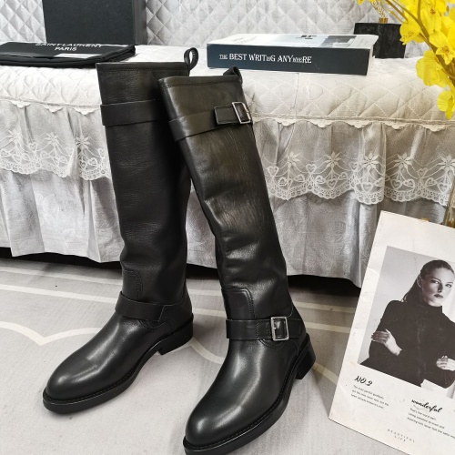 Cheap Yves Saint Laurent YSL Boots For Women #1258403 Replica Wholesale [$235.00 USD] [ITEM#1258403] on Replica Yves Saint Laurent YSL Boots