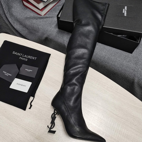 Cheap Yves Saint Laurent YSL Boots For Women #1258408 Replica Wholesale [$145.00 USD] [ITEM#1258408] on Replica Yves Saint Laurent YSL Boots