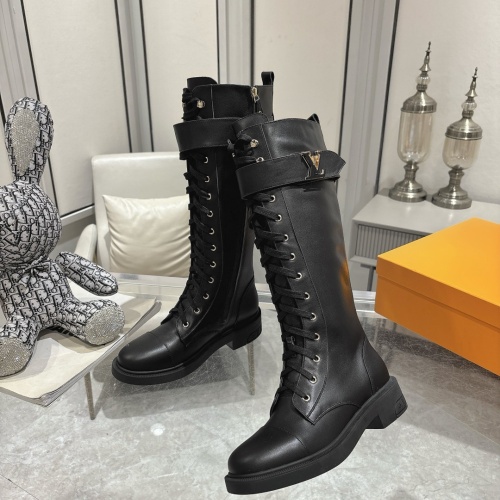 Cheap Louis Vuitton Boots For Women #1258409 Replica Wholesale [$132.00 USD] [ITEM#1258409] on Replica Louis Vuitton Boots