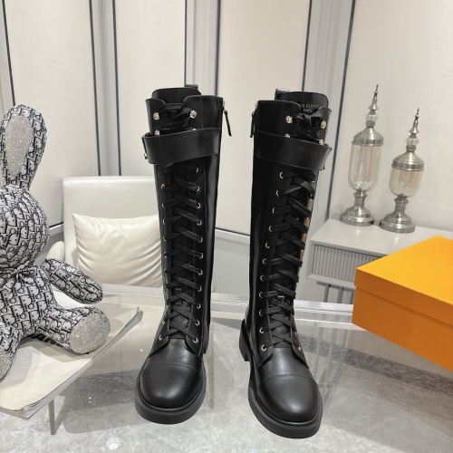 Cheap Louis Vuitton Boots For Women #1258409 Replica Wholesale [$132.00 USD] [ITEM#1258409] on Replica Louis Vuitton Boots