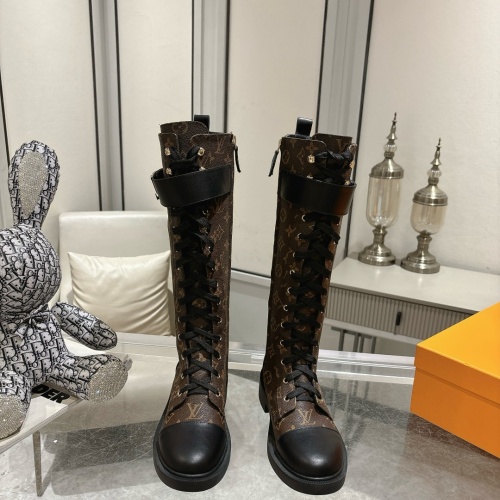 Cheap Louis Vuitton Boots For Women #1258410 Replica Wholesale [$132.00 USD] [ITEM#1258410] on Replica Louis Vuitton Boots