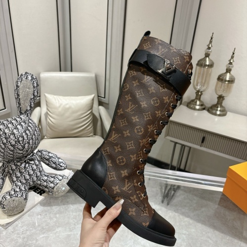 Cheap Louis Vuitton Boots For Women #1258410 Replica Wholesale [$132.00 USD] [ITEM#1258410] on Replica Louis Vuitton Boots