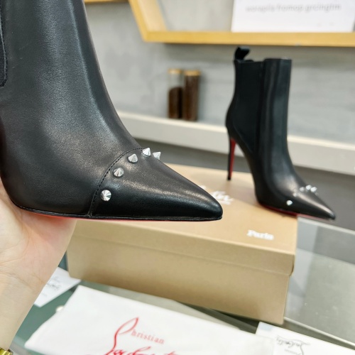 Cheap Christian Louboutin Boots For Women #1258411 Replica Wholesale [$140.00 USD] [ITEM#1258411] on Replica Christian Louboutin Boots