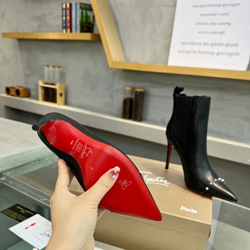 Cheap Christian Louboutin Boots For Women #1258411 Replica Wholesale [$140.00 USD] [ITEM#1258411] on Replica Christian Louboutin Boots