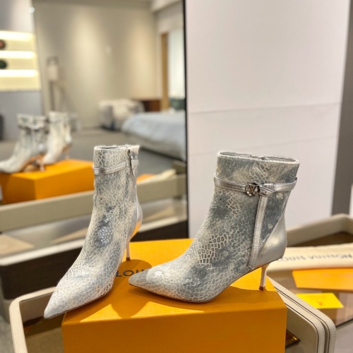 Cheap Louis Vuitton Boots For Women #1258412 Replica Wholesale [$150.00 USD] [ITEM#1258412] on Replica Louis Vuitton Boots