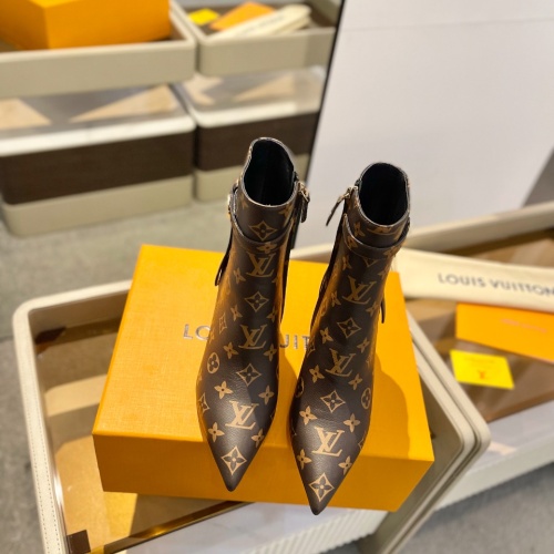 Cheap Louis Vuitton Boots For Women #1258414 Replica Wholesale [$150.00 USD] [ITEM#1258414] on Replica Louis Vuitton Boots