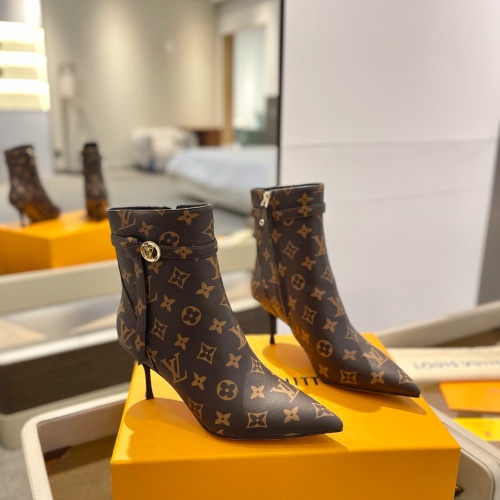 Cheap Louis Vuitton Boots For Women #1258414 Replica Wholesale [$150.00 USD] [ITEM#1258414] on Replica Louis Vuitton Boots