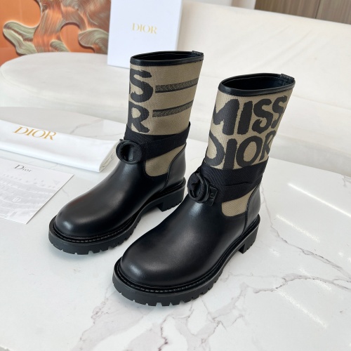 Cheap Christian Dior Boots For Women #1258478 Replica Wholesale [$108.00 USD] [ITEM#1258478] on Replica Christian Dior Boots