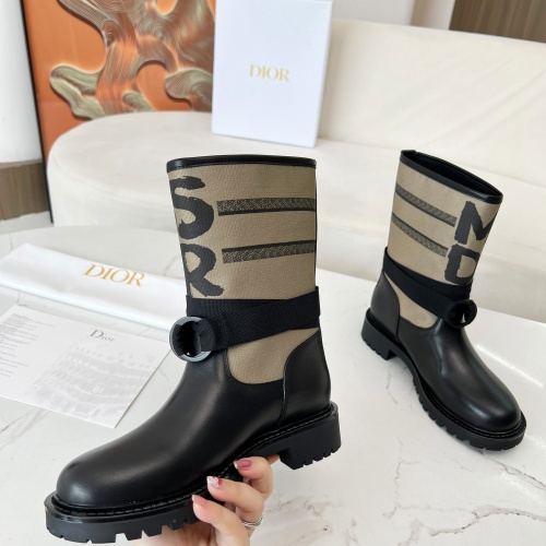 Cheap Christian Dior Boots For Women #1258478 Replica Wholesale [$108.00 USD] [ITEM#1258478] on Replica Christian Dior Boots