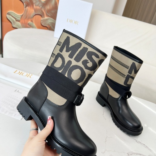 Cheap Christian Dior Boots For Women #1258478 Replica Wholesale [$108.00 USD] [ITEM#1258478] on Replica Christian Dior Boots