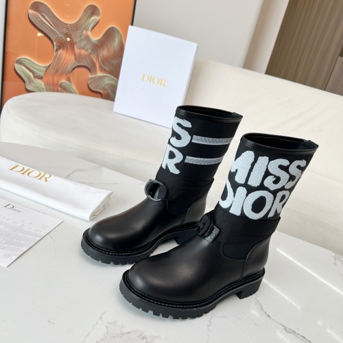 Cheap Christian Dior Boots For Women #1258479 Replica Wholesale [$108.00 USD] [ITEM#1258479] on Replica Christian Dior Boots