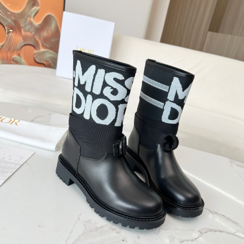 Cheap Christian Dior Boots For Women #1258479 Replica Wholesale [$108.00 USD] [ITEM#1258479] on Replica Christian Dior Boots