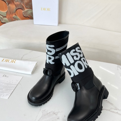 Cheap Christian Dior Boots For Women #1258479 Replica Wholesale [$108.00 USD] [ITEM#1258479] on Replica Christian Dior Boots