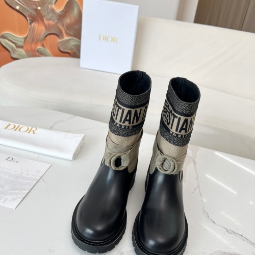 Cheap Christian Dior Boots For Women #1258480 Replica Wholesale [$108.00 USD] [ITEM#1258480] on Replica Christian Dior Boots