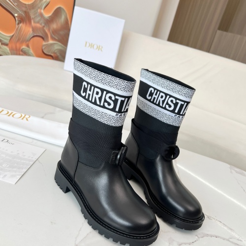 Cheap Christian Dior Boots For Women #1258482 Replica Wholesale [$108.00 USD] [ITEM#1258482] on Replica Christian Dior Boots