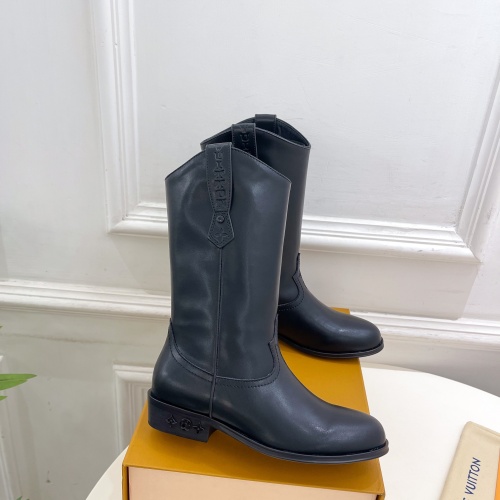 Cheap Louis Vuitton Boots For Women #1258519 Replica Wholesale [$158.00 USD] [ITEM#1258519] on Replica Louis Vuitton Boots