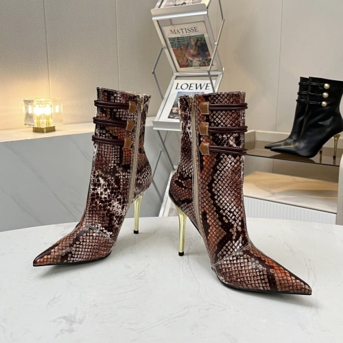 Cheap Balmain Boots For Women #1258536 Replica Wholesale [$108.00 USD] [ITEM#1258536] on Replica Balmain Boots