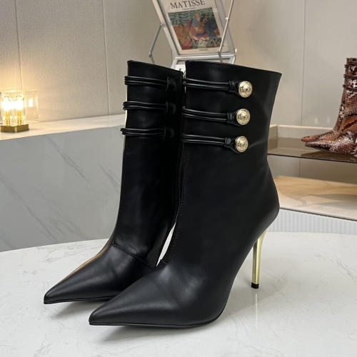 Cheap Balmain Boots For Women #1258537 Replica Wholesale [$108.00 USD] [ITEM#1258537] on Replica Balmain Boots