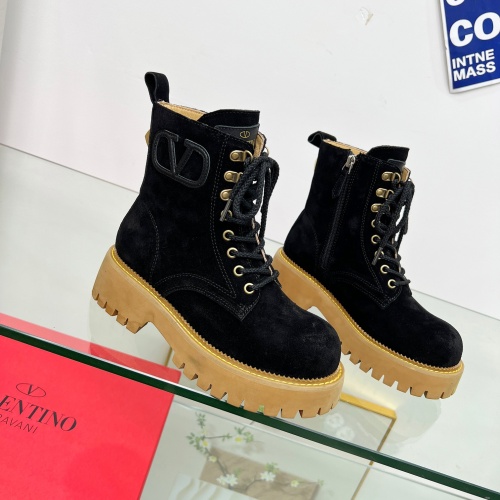 Cheap Valentino Boots For Women #1258539 Replica Wholesale [$112.00 USD] [ITEM#1258539] on Replica Valentino Boots