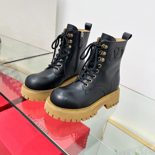 Cheap Valentino Boots For Women #1258541 Replica Wholesale [$112.00 USD] [ITEM#1258541] on Replica Valentino Boots