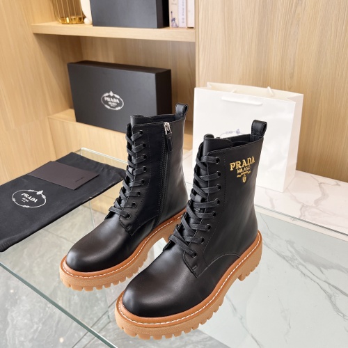 Cheap Prada Boots For Women #1258575 Replica Wholesale [$112.00 USD] [ITEM#1258575] on Replica Prada Boots