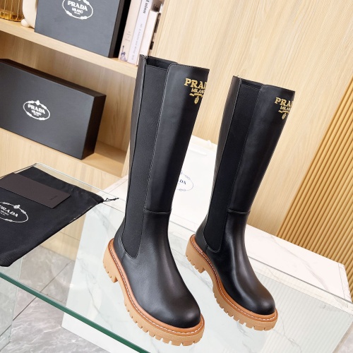 Cheap Prada Boots For Women #1258583 Replica Wholesale [$140.00 USD] [ITEM#1258583] on Replica Prada Boots