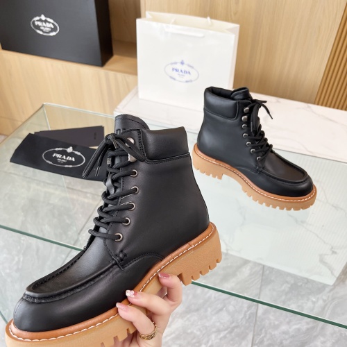 Cheap Prada Boots For Women #1258585 Replica Wholesale [$115.00 USD] [ITEM#1258585] on Replica Prada Boots