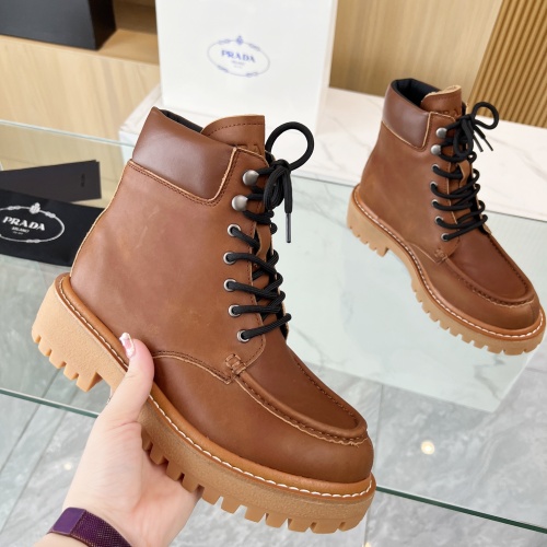 Cheap Prada Boots For Women #1258586 Replica Wholesale [$115.00 USD] [ITEM#1258586] on Replica Prada Boots