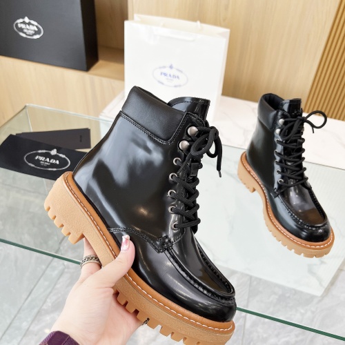 Cheap Prada Boots For Women #1258588 Replica Wholesale [$115.00 USD] [ITEM#1258588] on Replica Prada Boots