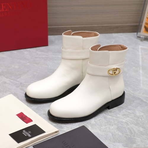 Cheap Valentino Boots For Women #1258594 Replica Wholesale [$130.00 USD] [ITEM#1258594] on Replica Valentino Boots