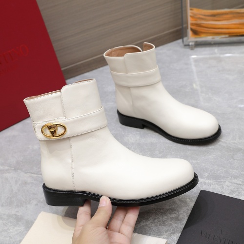 Cheap Valentino Boots For Women #1258594 Replica Wholesale [$130.00 USD] [ITEM#1258594] on Replica Valentino Boots