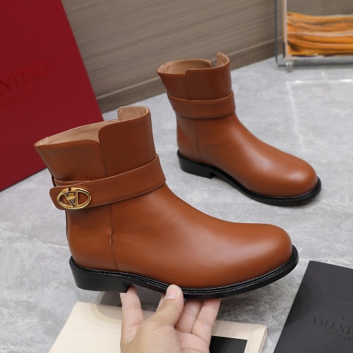 Cheap Valentino Boots For Women #1258596 Replica Wholesale [$130.00 USD] [ITEM#1258596] on Replica Valentino Boots