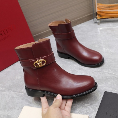 Cheap Valentino Boots For Women #1258597 Replica Wholesale [$130.00 USD] [ITEM#1258597] on Replica Valentino Boots