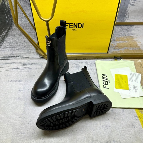 Cheap Fendi Fashion Boots For Women #1258641 Replica Wholesale [$108.00 USD] [ITEM#1258641] on Replica Fendi Fashion Boots