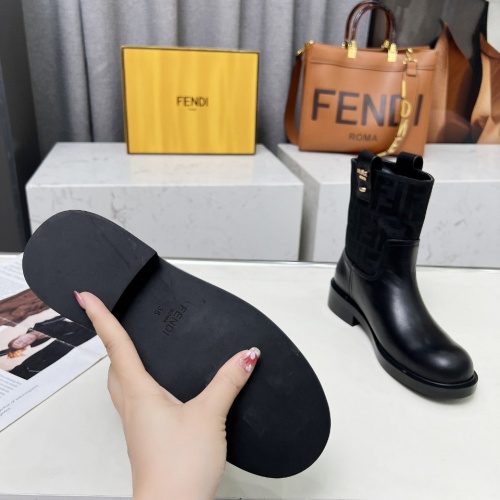 Cheap Fendi Fashion Boots For Women #1258645 Replica Wholesale [$102.00 USD] [ITEM#1258645] on Replica Fendi Fashion Boots