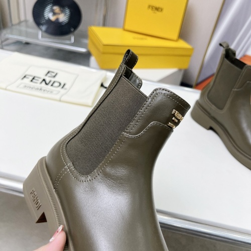 Cheap Fendi Fashion Boots For Women #1258648 Replica Wholesale [$115.00 USD] [ITEM#1258648] on Replica Fendi Fashion Boots