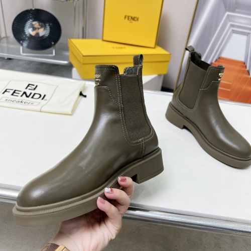 Cheap Fendi Fashion Boots For Women #1258648 Replica Wholesale [$115.00 USD] [ITEM#1258648] on Replica Fendi Fashion Boots