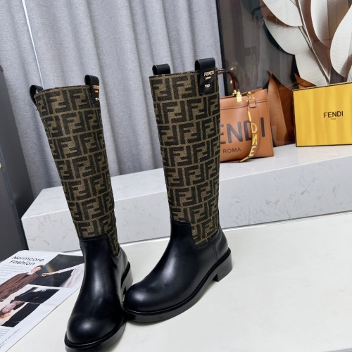 Cheap Fendi Fashion Boots For Women #1258653 Replica Wholesale [$130.00 USD] [ITEM#1258653] on Replica Fendi Fashion Boots