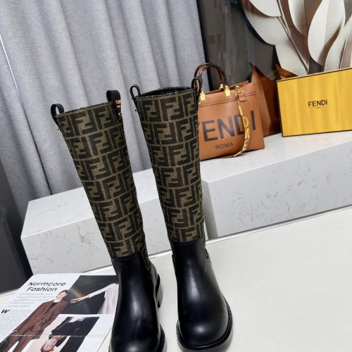 Cheap Fendi Fashion Boots For Women #1258653 Replica Wholesale [$130.00 USD] [ITEM#1258653] on Replica Fendi Fashion Boots